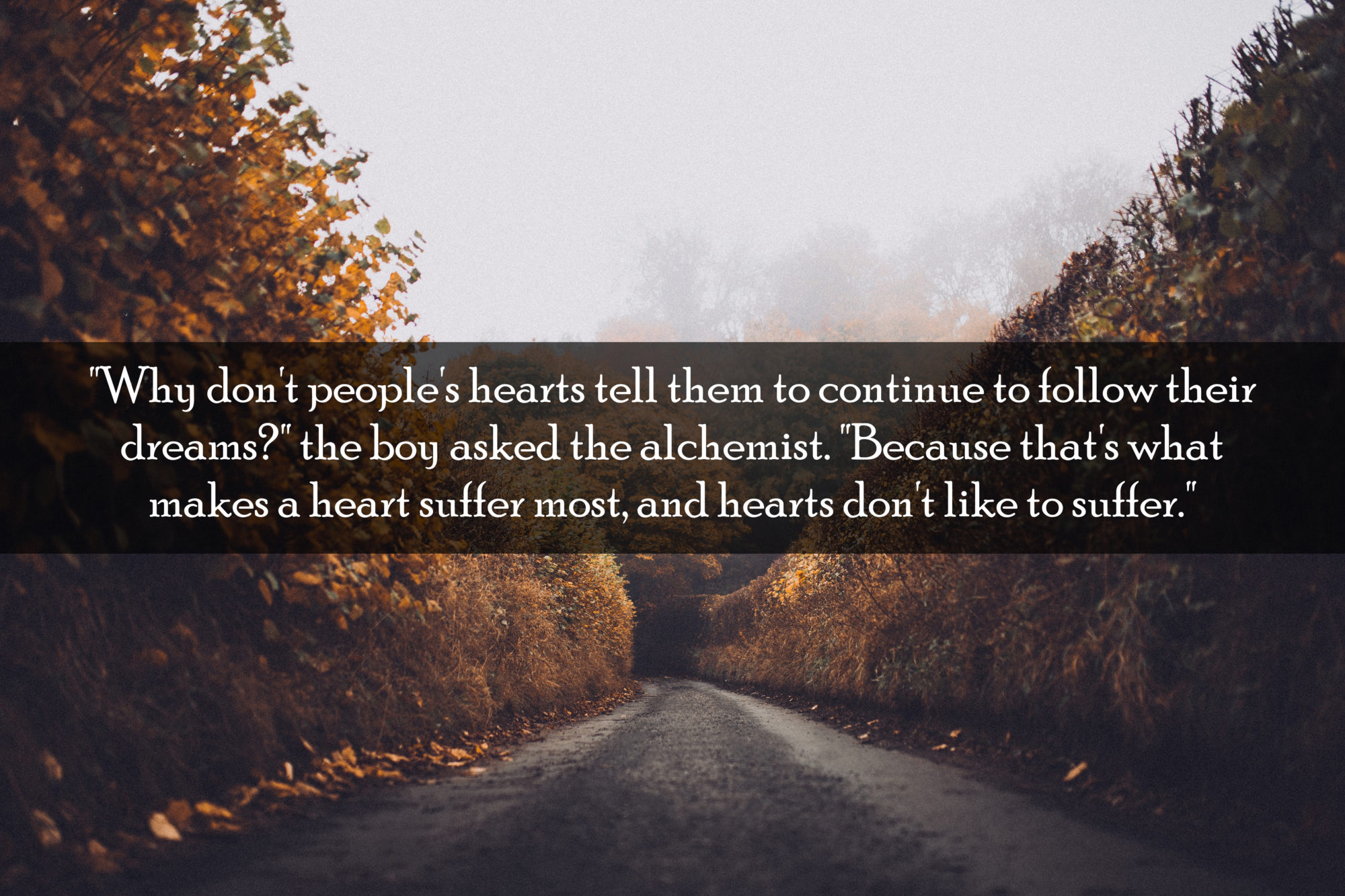10 inspirational quotes from "The Alchemist", by Paulo Coelho