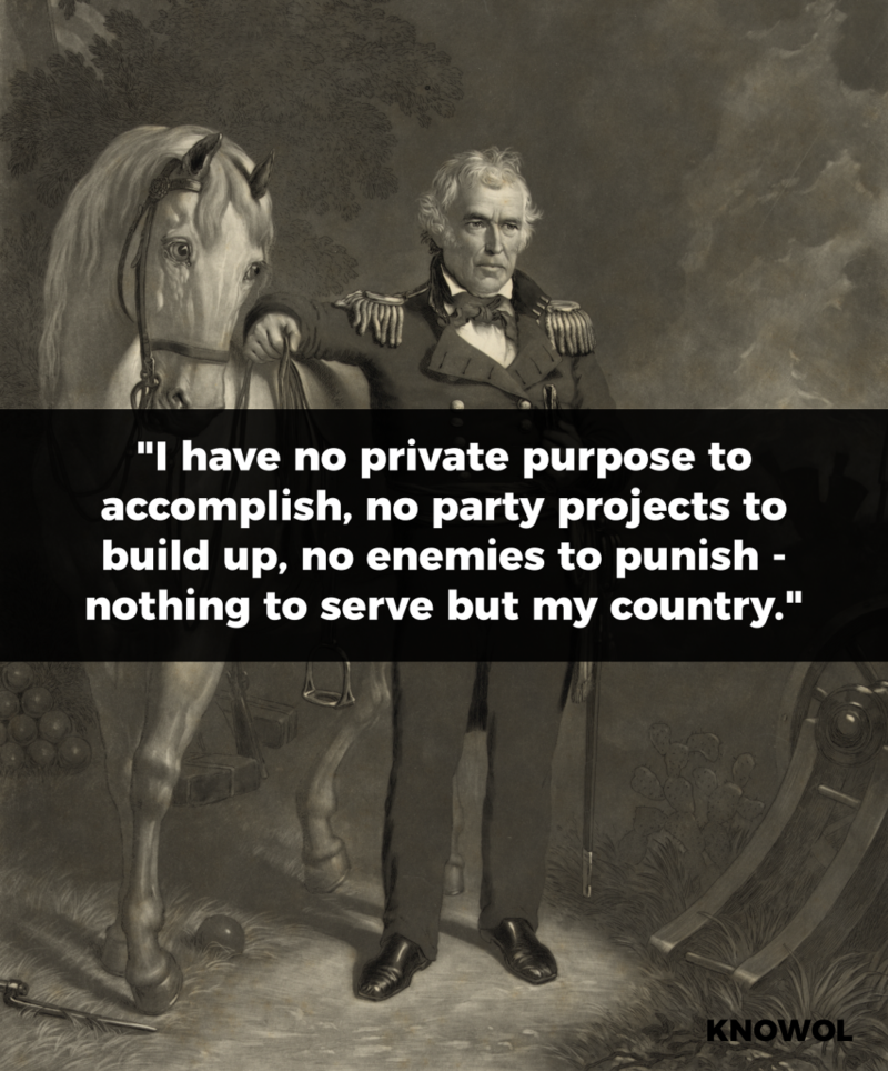 President Zachary Taylor Quote