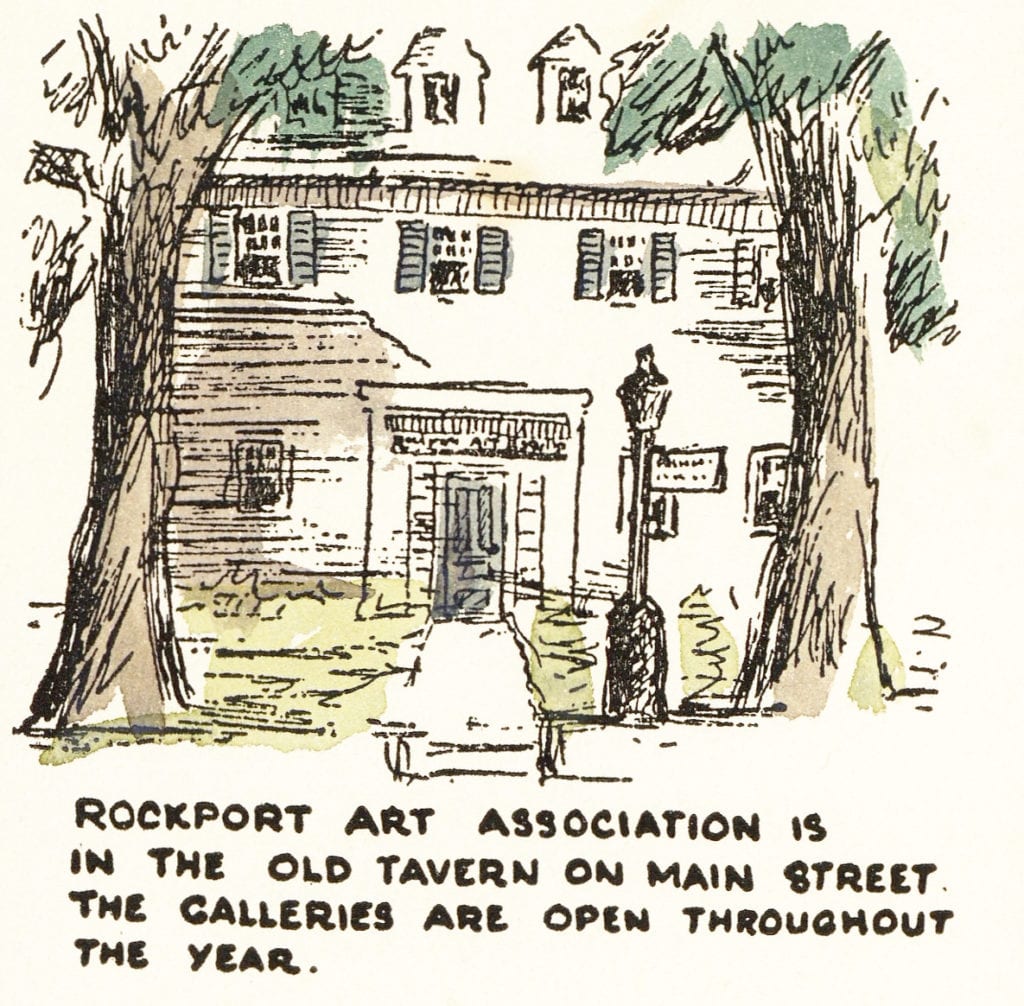 Beautiful map of Rockport, Massachusetts from 1940 KNOWOL