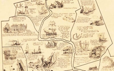 Historical map of Middlesex County, Connecticut