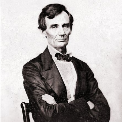 August 13, 1860: The last beardless photo of Lincoln.