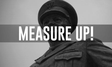 Dwight D. Eisenhower, “measure up!”