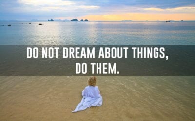 Do not dream about things, do them: Good work speaks for itself