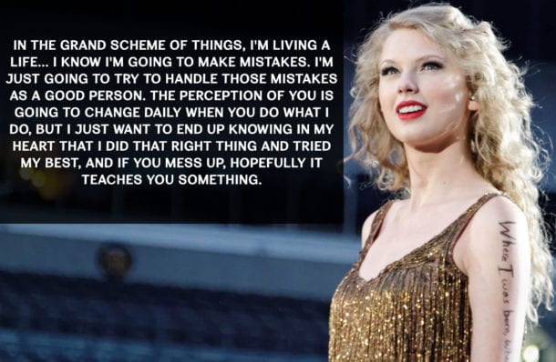 10 Inspirational Taylor Swift Quotes - KNOWOL