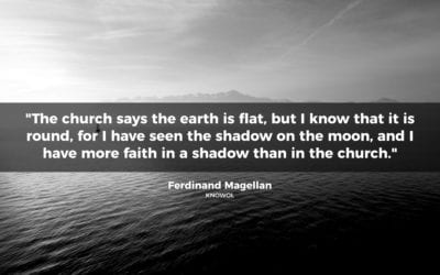 The church thought the Earth was flat