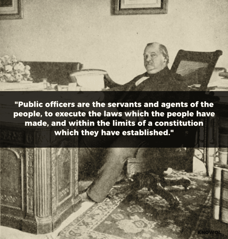 22GROVERCLEVELANDQUOTEsm KNOWOL