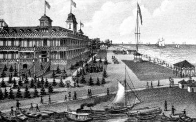 Beautifully restored map of Asbury Park, New Jersey in 1881