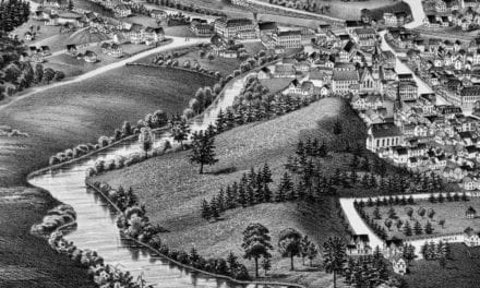 Beautifully detailed map of Athol, Massachusetts in 1887