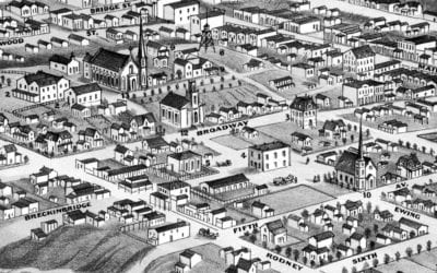 Beautifully detailed map of Helena, Montana from 1875