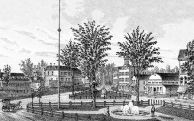 Beautifully detailed map of Leominster, MA from 1886