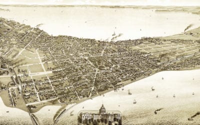 Amazing vintage map of Madison, Wisconsin in 1885