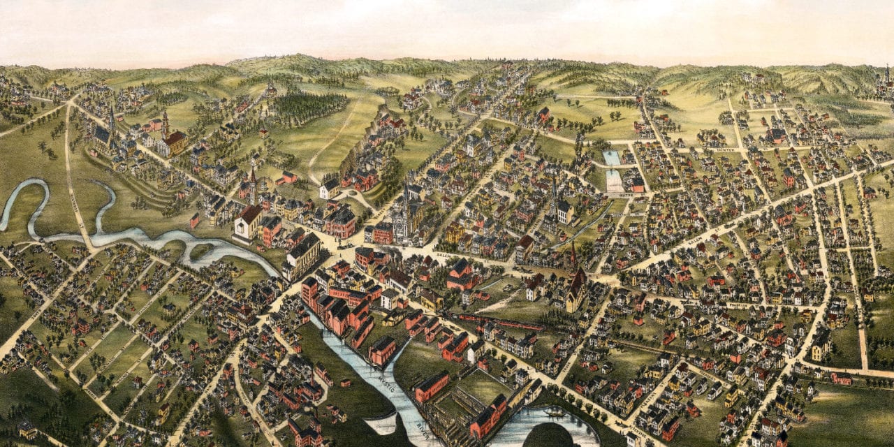 Amazing old map of Medford, Massachusetts from 1880