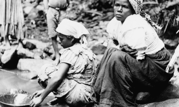 Puerto Rican Women Panning for Gold in a Stream, 1890