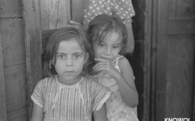 Children in the slum area of San Juan, known as El Fangitto