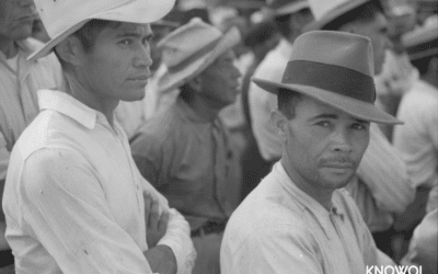 Yabucoa, Puerto Rico. Sugar workers at a strike meeting