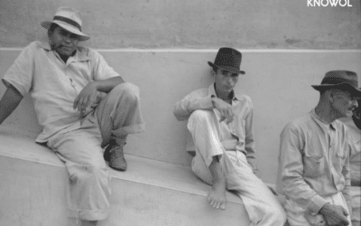 Yabucoa, Puerto Rico. Sugar workers at a strike meeting