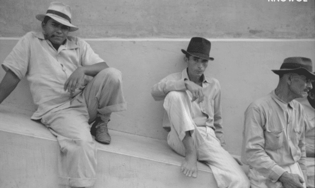 Yabucoa, Puerto Rico. Sugar workers at a strike meeting