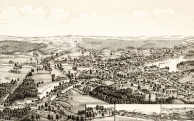 Historic old map of Springvale, Maine from 1888