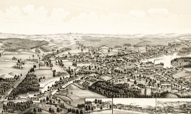 Historic old map of Springvale, Maine from 1888