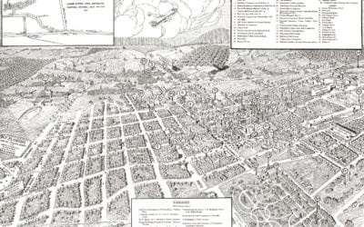 Beautifully detailed map of Winchester, Virginia from 1926
