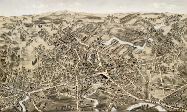 Amazingly detailed map of Taunton, MA from 1875