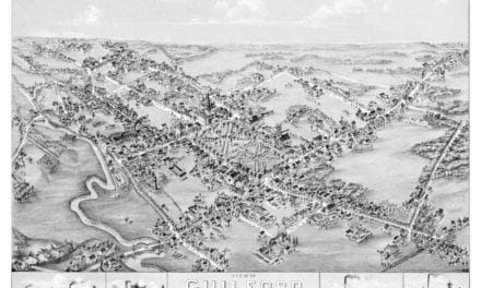 Vintage map of Guilford, Connecticut from 1881