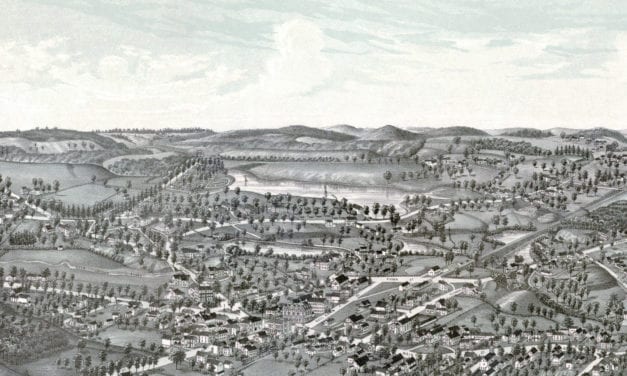 Vintage map of Northboro, Massachusetts from 1887