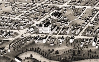 Beautifully restored map of Plainville, Connecticut in 1878