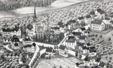 Beautifully restored map of Westford, MA from 1886
