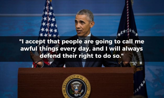 Barack Obama on Freedom of Speech