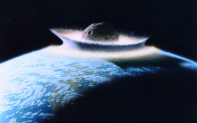 An asteroid impact could have created RNA, the precursor to all life on Earth