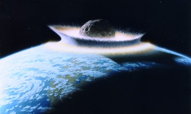 An asteroid impact could have created RNA, the precursor to all life on Earth