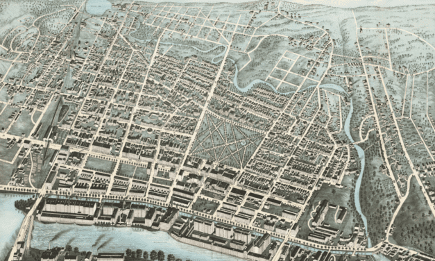 Beautifully detailed map of Lawrence, MA from 1876