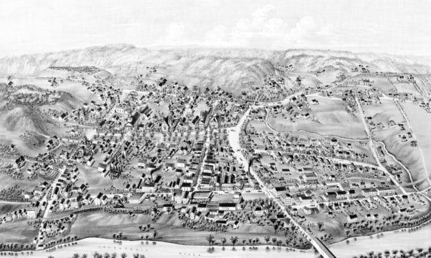 Stunning vintage map of New Milford, CT from 1882