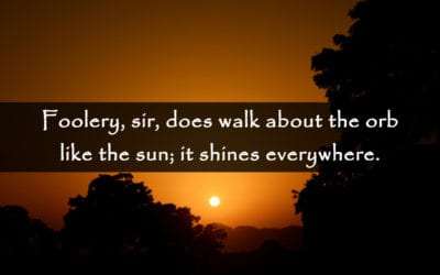 Foolishness Is Like The Sun