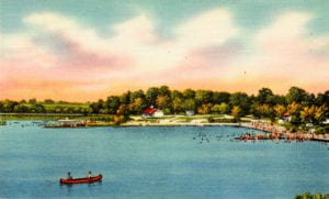 11 vintages images reveal the beauty of Connecticut's Candlewood Lake ...