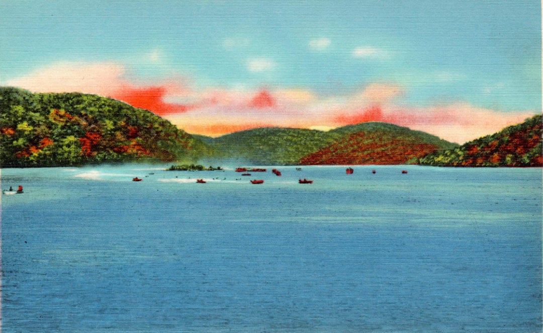 11 vintages images reveal the beauty of Connecticut’s Candlewood Lake