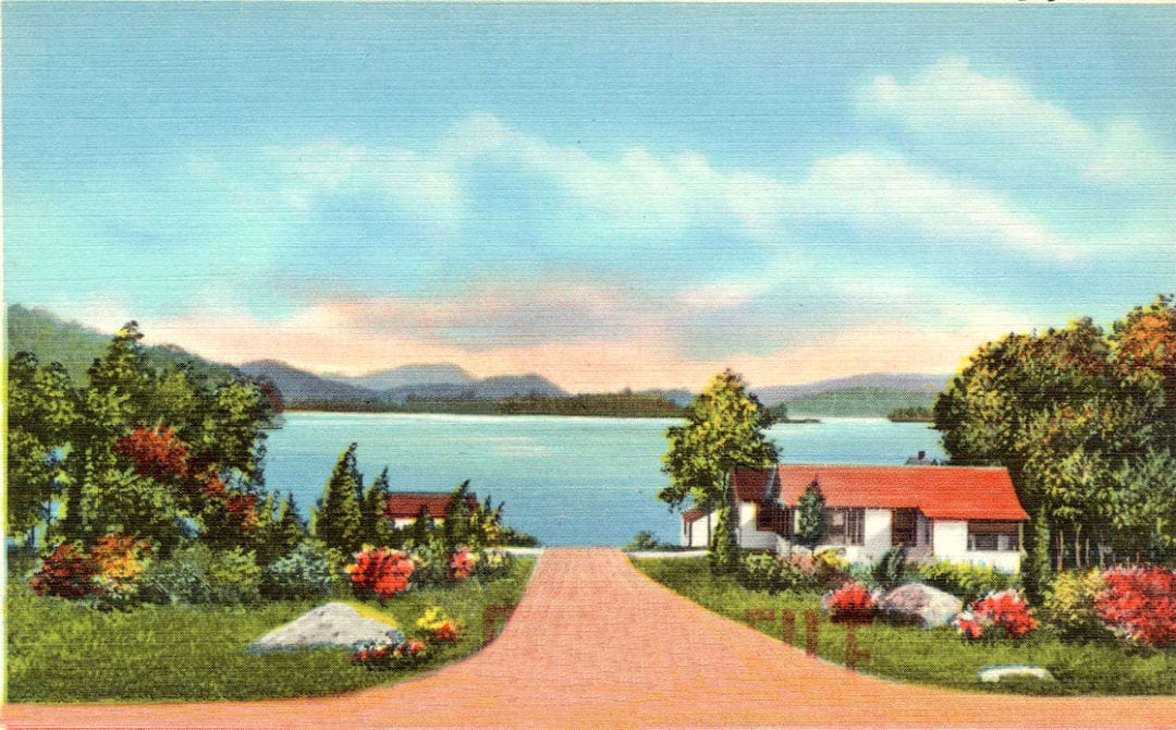 Candlewood Lake from Aqua Vista, Danbury, Conn KNOWOL