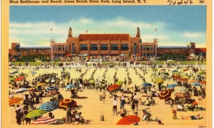 Spend a day at Jones Beach, Long Island in the 1950’s
