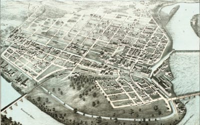 Stunning old map of Holyoke, Mass from 1877