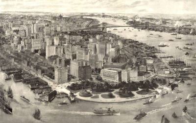 Amazingly detailed view of New York City in 1903