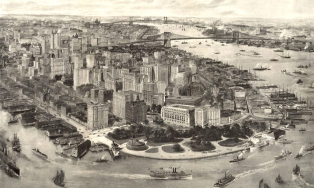 Amazingly detailed view of New York City in 1903