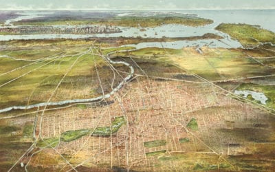 Amazing old map of Newark, New Jersey from 1916