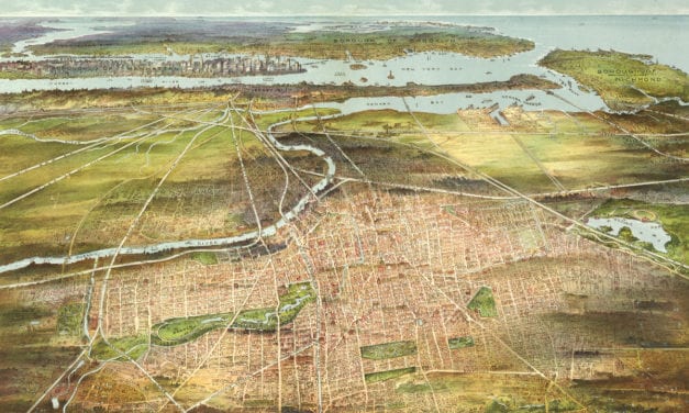 Amazing old map of Newark, New Jersey from 1916