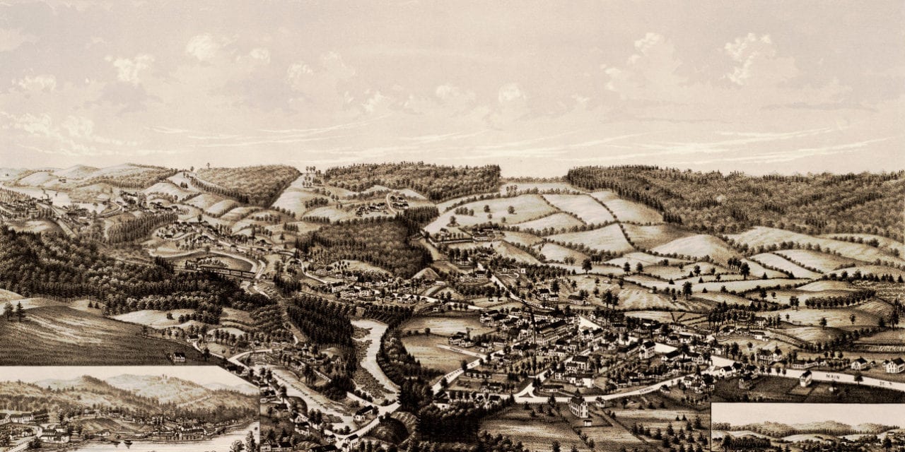 Vintage Map of Alton New Hampshire in 1888