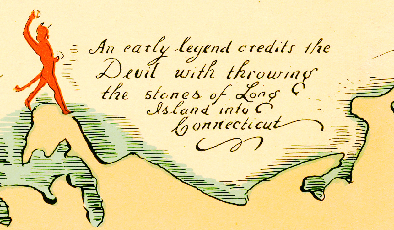 Beautifully illustrated map of Connecticut from 1926 - KNOWOL