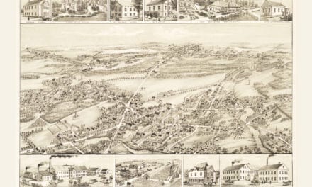 Wonderfully detailed map of East Bridgewater, MA from 1887