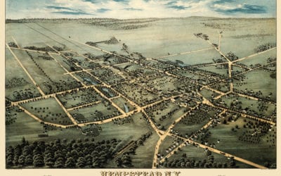Amazing map showing Hempstead, New York in 1876
