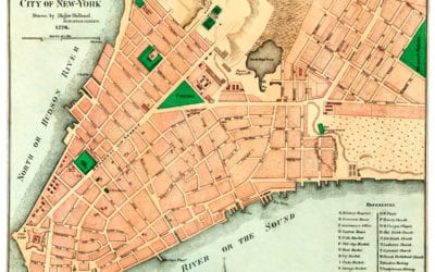 Amazing old map reveals original layout of NYC in 1776