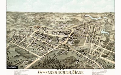 Amazing old map of Attleboro, Massachusetts from 1878